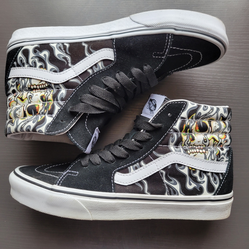 Vans Sk8-hi Flame Skulls